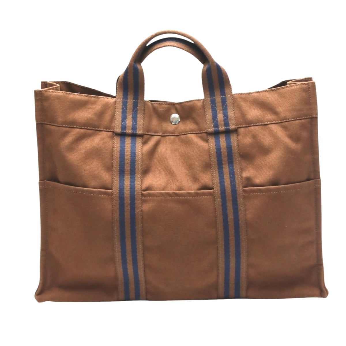 エルメス HERMES トートバッグ
ハンドバッグ フールトゥMM キャンバス ブラウン 【SS】
【中古】