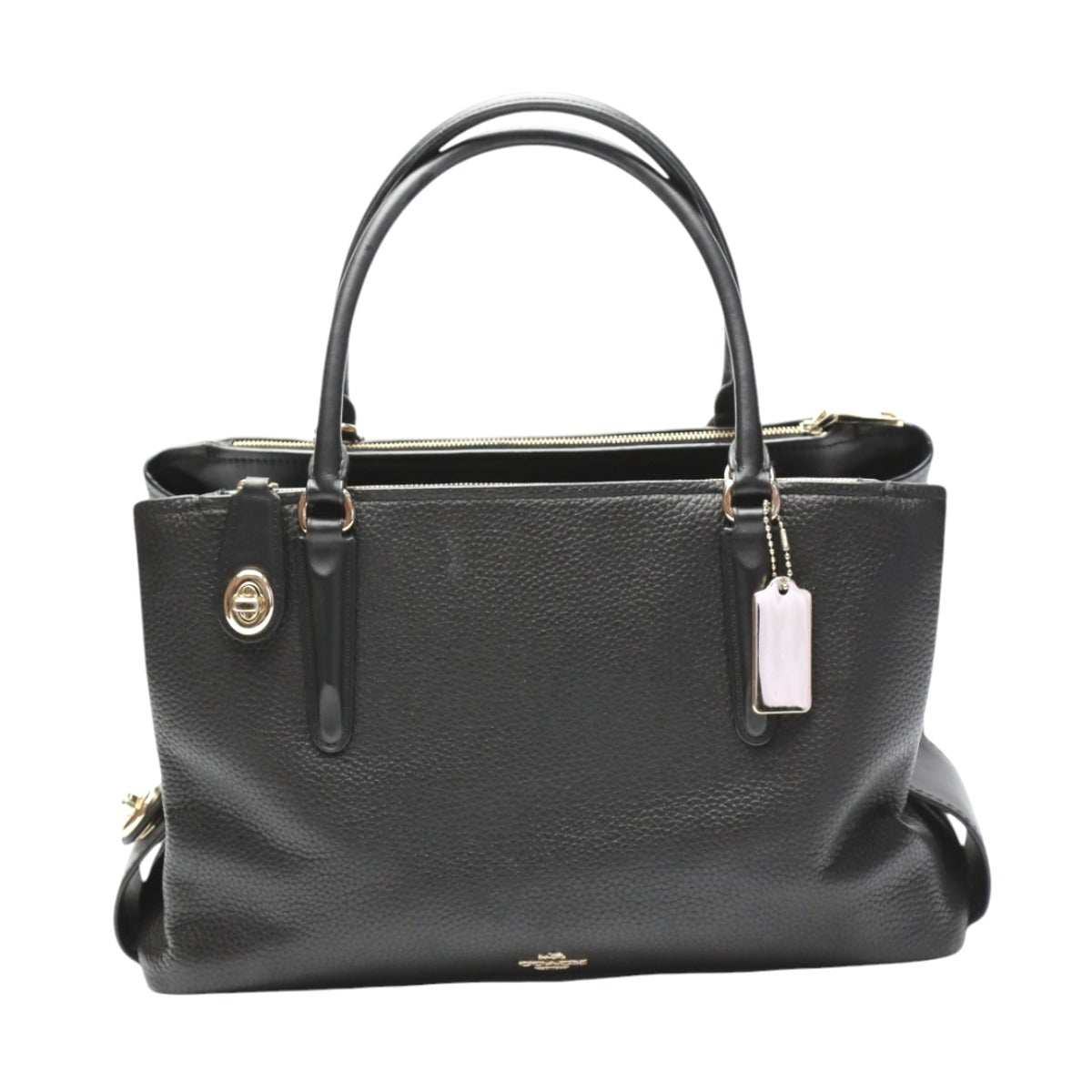 コーチ COACH ハンドバッグ
トートバック キャリオール34 ブルックリン レザー 57276 ブラック 【SS】
【中古】