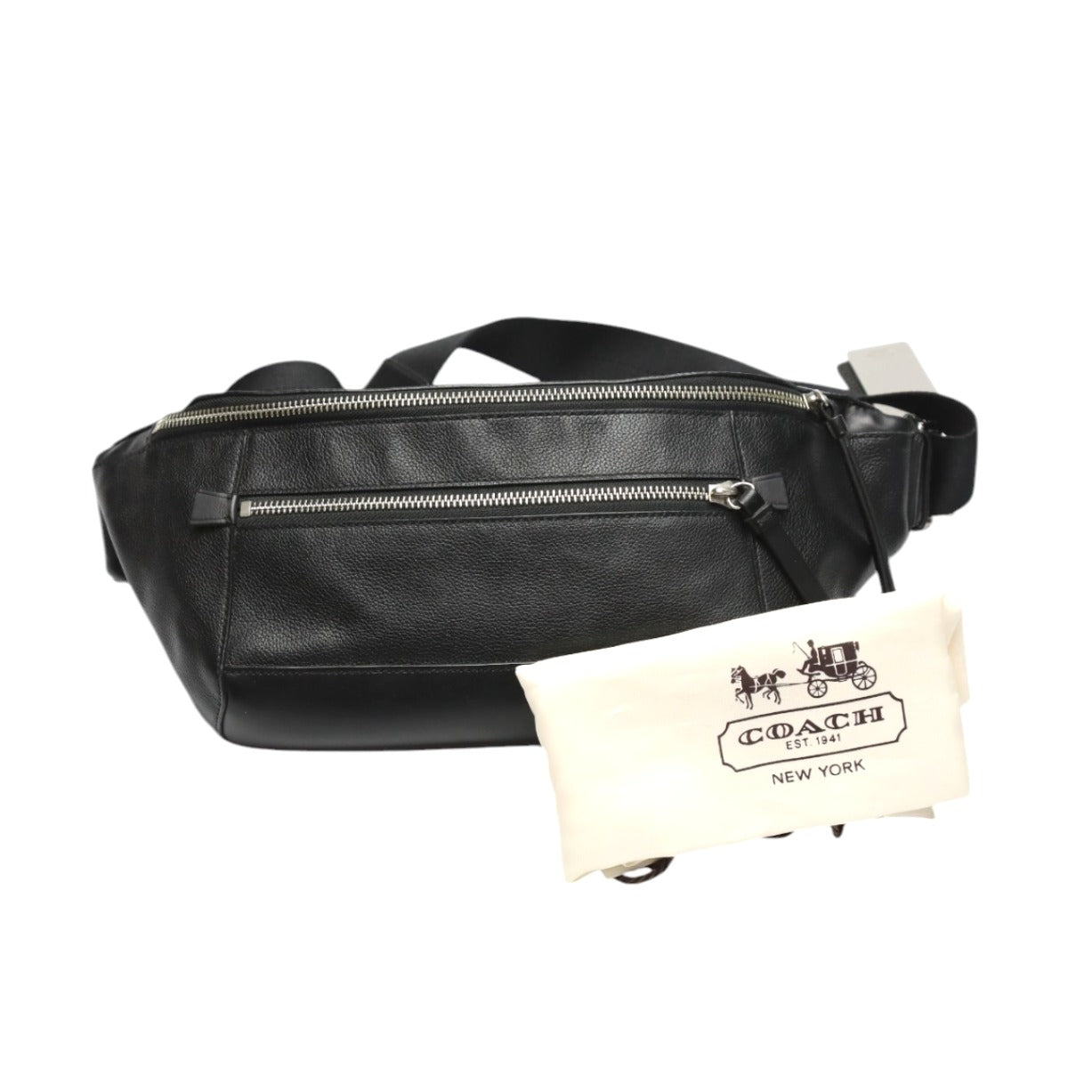 コーチ COACH ボディバッグ
メッセンジャーバッグ レザー 70785 ブラック 【SS】
【中古】