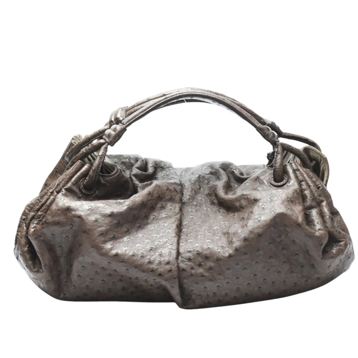 ジョルジオアルマーニ GIORGIO ARMANI ハンドバッグ
ハンドバッグ オーストリッチハンド オーストリッチ ブラウン 【SS】
【中古】