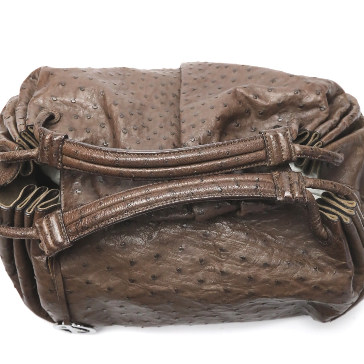 ジョルジオアルマーニ GIORGIO ARMANI ハンドバッグ
ハンドバッグ オーストリッチハンド オーストリッチ ブラウン 【SS】
【中古】