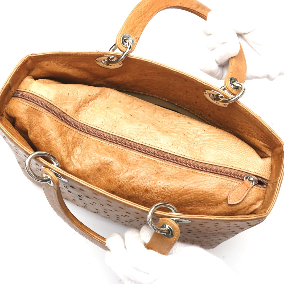 オーストリッチ ostrich ハンドバッグ
ハンドバッグ フルポイント オーストリッチ ブラウン 【SS】
【中古】