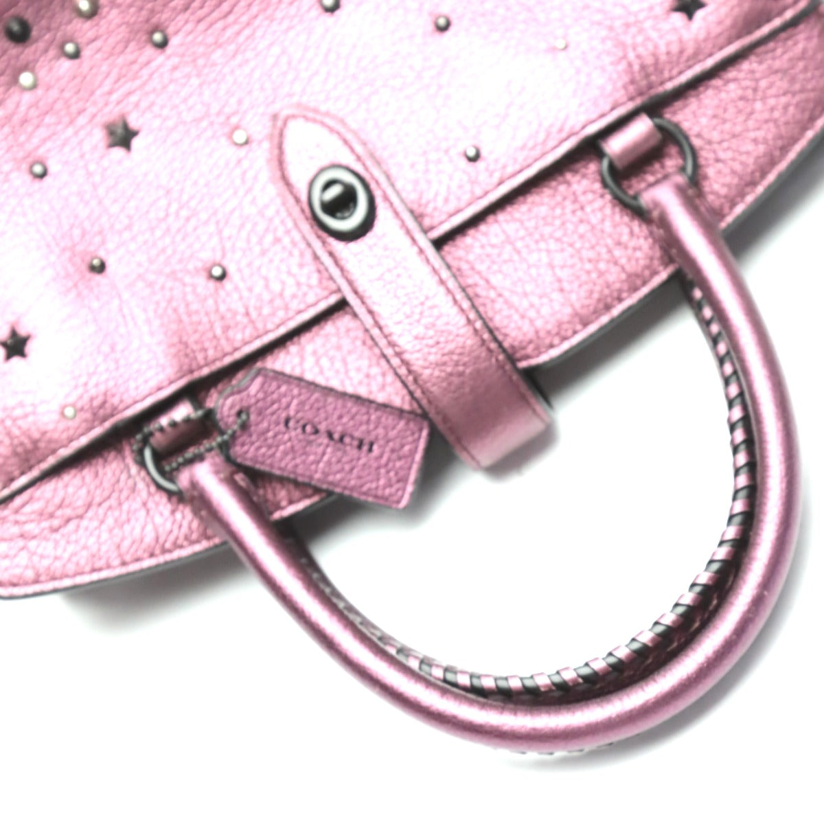コーチ COACH ハンドバッグ
2wayショルダーバック サッチェル24 マーサー レザー 59146 パープル 【SS】
【中古】
