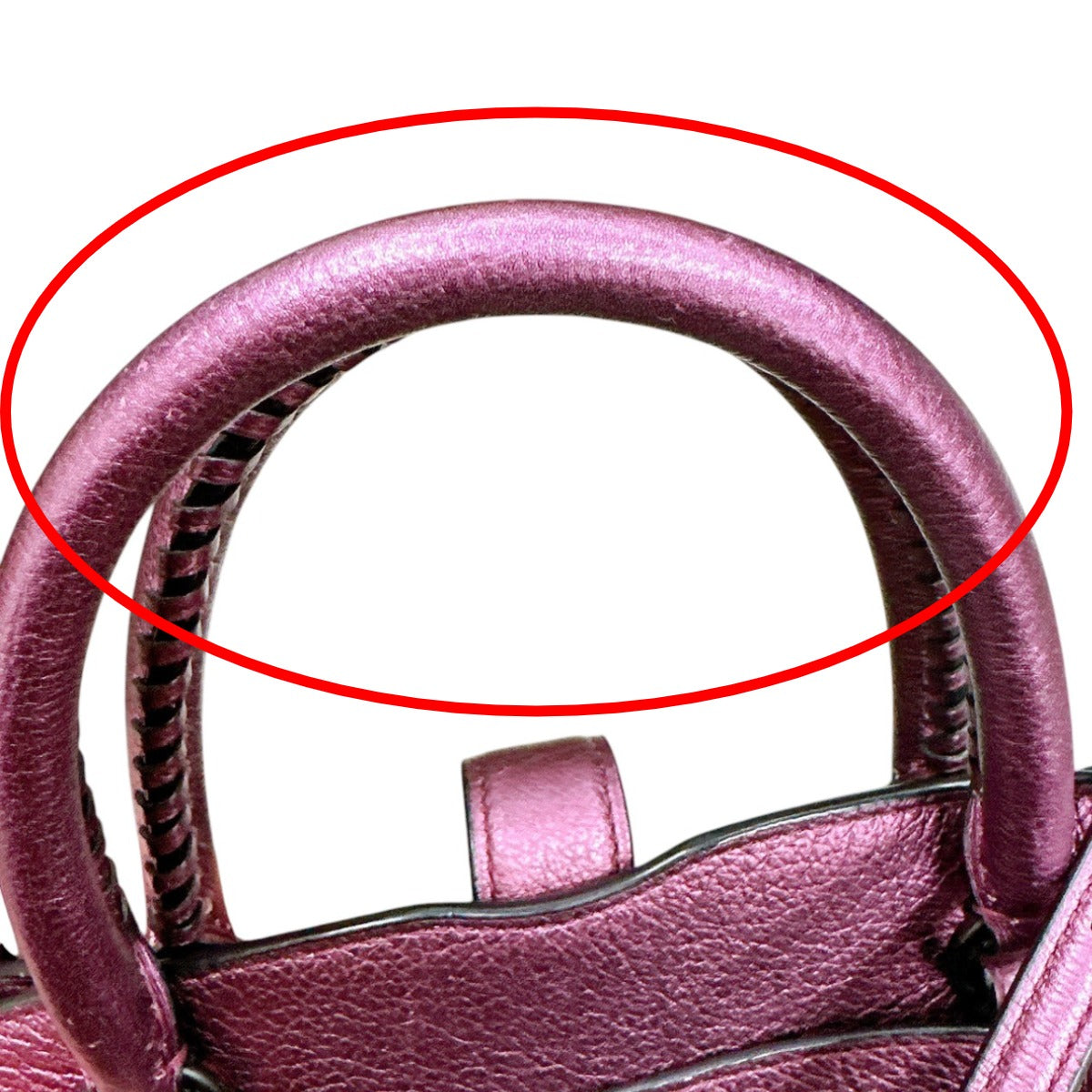 コーチ COACH ハンドバッグ
2wayショルダーバック サッチェル24 マーサー レザー 59146 パープル 【SS】
【中古】