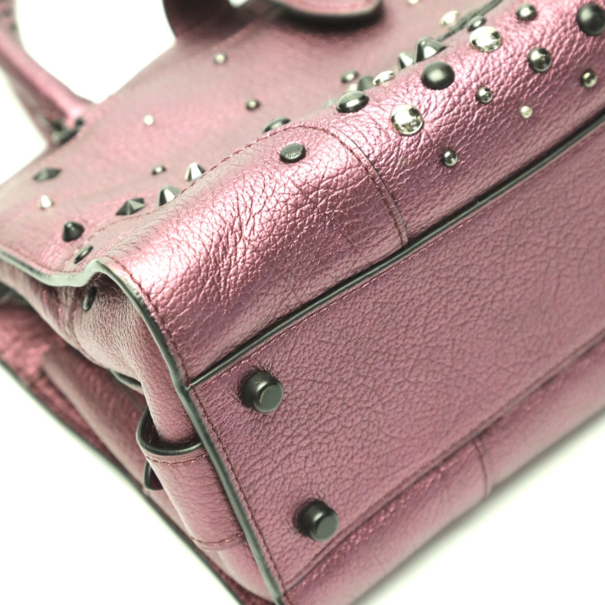 コーチ COACH ハンドバッグ
2wayショルダーバック サッチェル24 マーサー レザー 59146 パープル 【SS】
【中古】