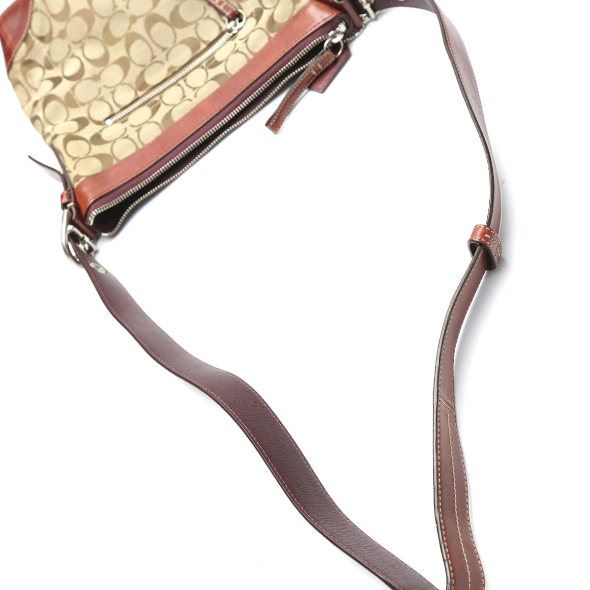 コーチ COACH ショルダーバッグ
斜めがけ CCキャンバス シグネチャー レザー F12327 ブラウン 【SS】
【中古】