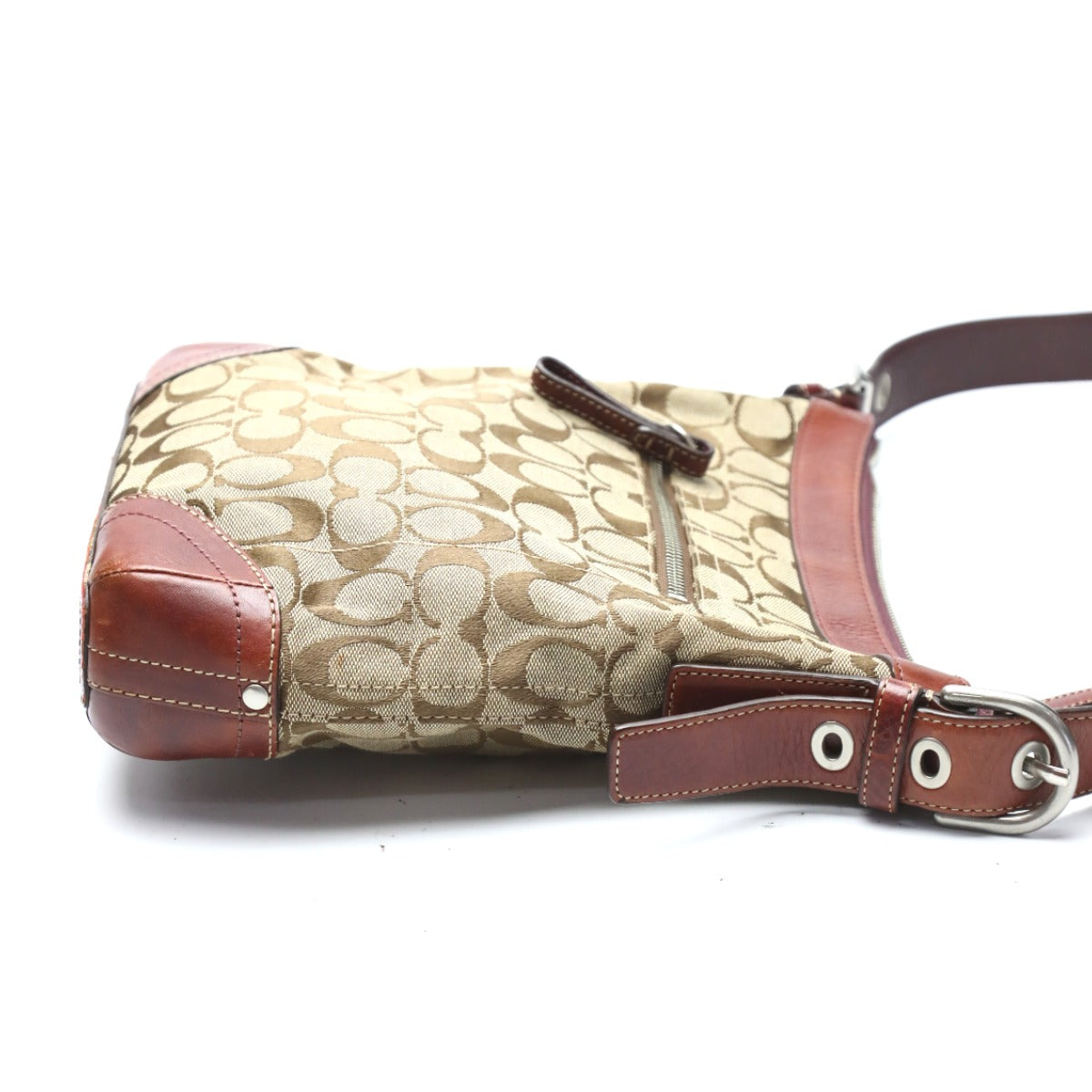 コーチ COACH ショルダーバッグ
斜めがけ CCキャンバス シグネチャー レザー F12327 ブラウン 【SS】
【中古】