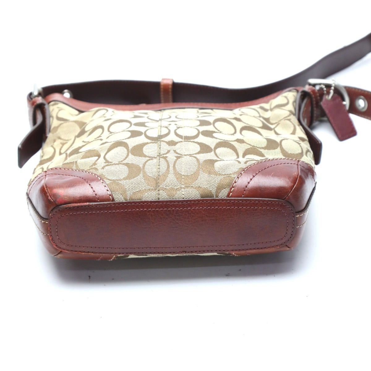 コーチ COACH ショルダーバッグ
斜めがけ CCキャンバス シグネチャー レザー F12327 ブラウン 【SS】
【中古】
