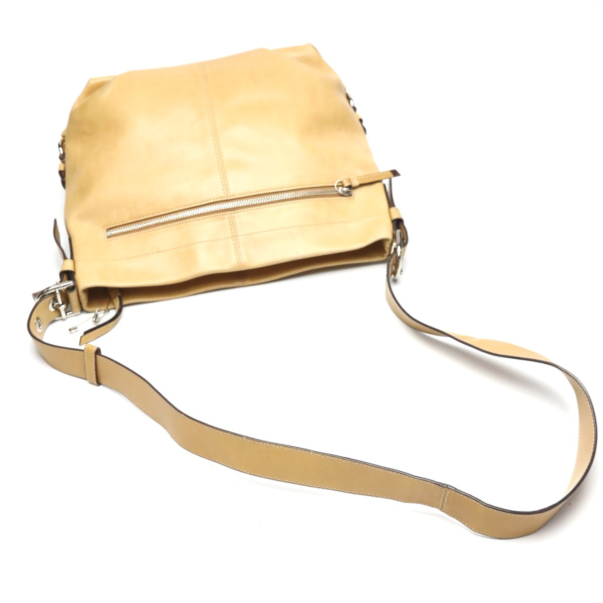 コーチ COACH ショルダーバッグ
オールレザー 斜めかけ 肩掛け レザー F15064 ベージュ 【SS】
【中古】