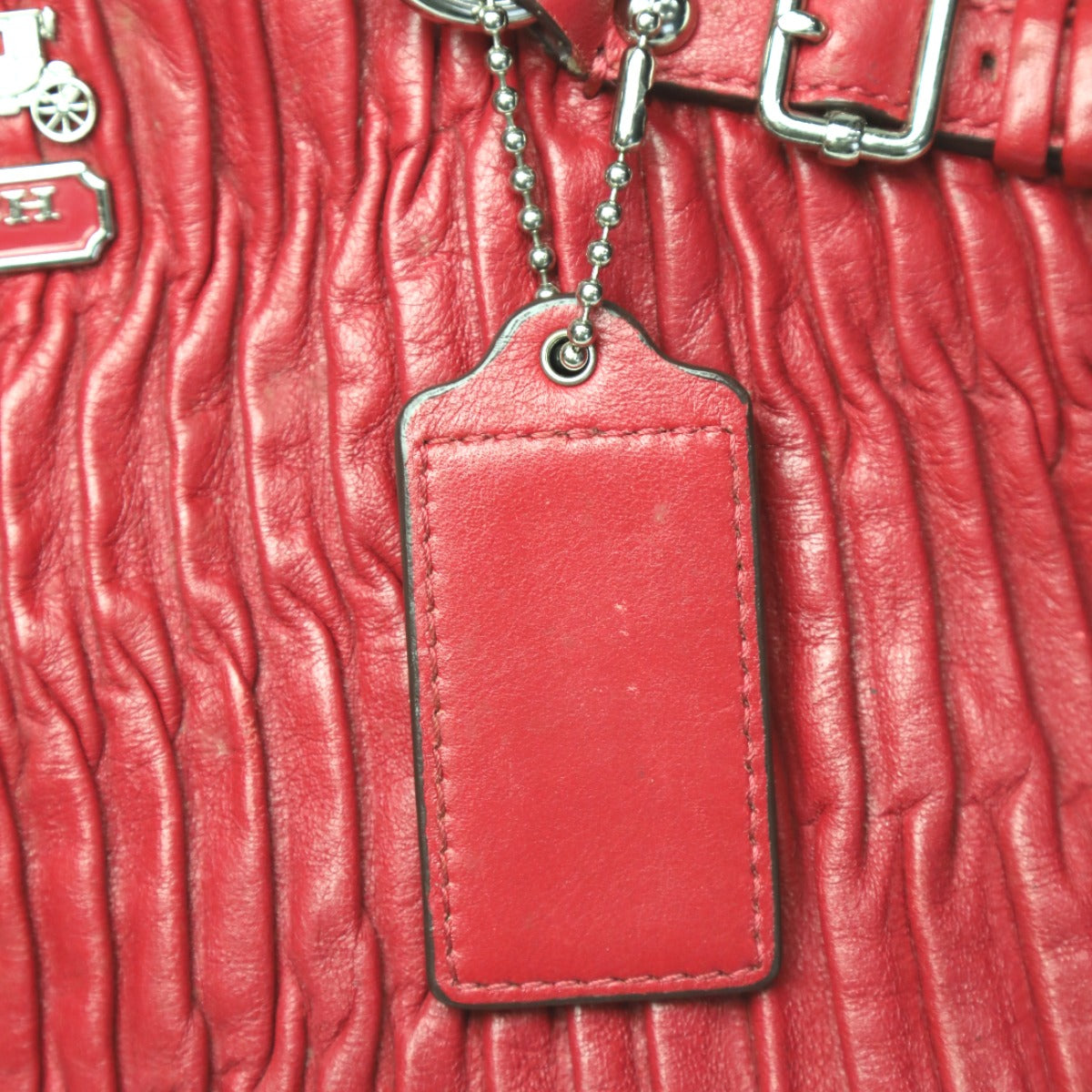 コーチ COACH ハンドバッグ
ショルダーバッグ 2wayバッグ マディソン ギャザードレザーバック レザー 18643 レッド 【SS】
【中古】