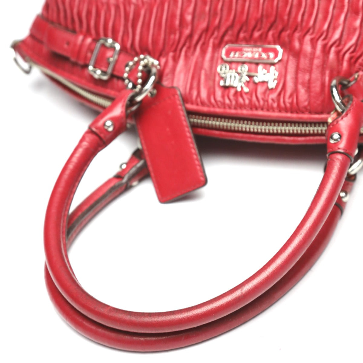 コーチ COACH ハンドバッグ
ショルダーバッグ 2wayバッグ マディソン ギャザードレザーバック レザー 18643 レッド 【SS】
【中古】