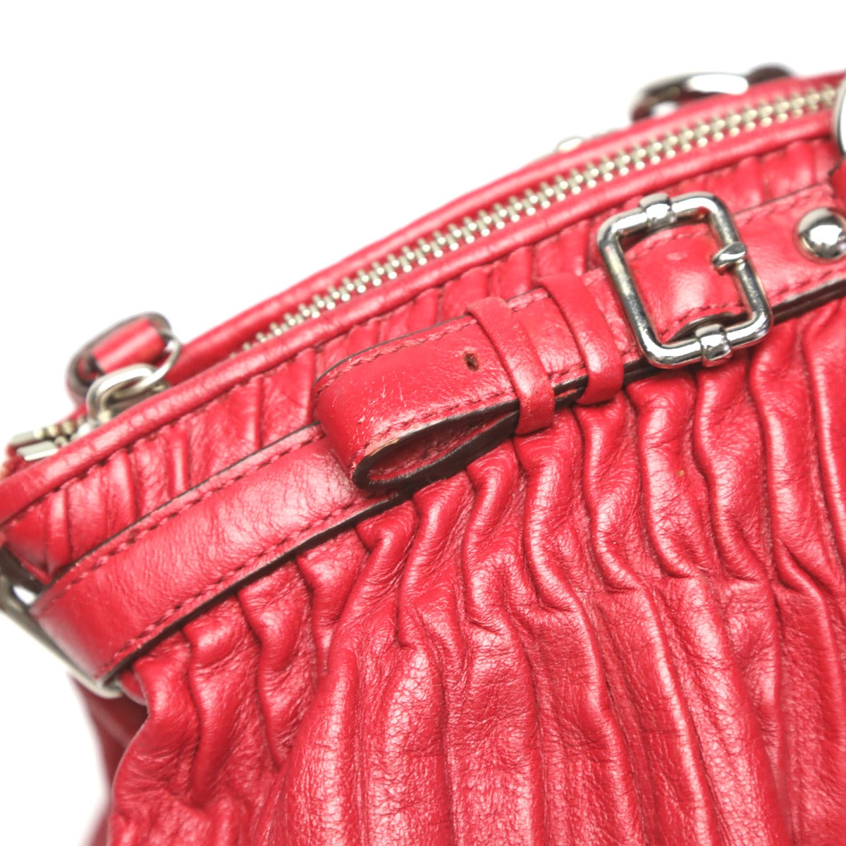 コーチ COACH ハンドバッグ
ショルダーバッグ 2wayバッグ マディソン ギャザードレザーバック レザー 18643 レッド 【SS】
【中古】