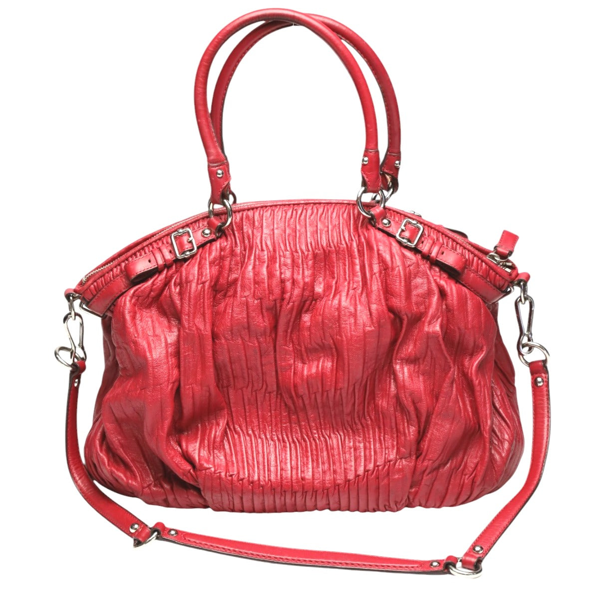 コーチ COACH ハンドバッグ
ショルダーバッグ 2wayバッグ マディソン ギャザードレザーバック レザー 18643 レッド 【SS】
【中古】