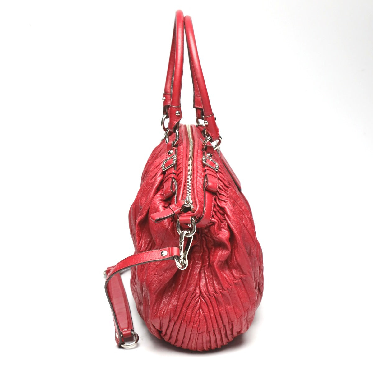 コーチ COACH ハンドバッグ
ショルダーバッグ 2wayバッグ マディソン ギャザードレザーバック レザー 18643 レッド 【SS】
【中古】