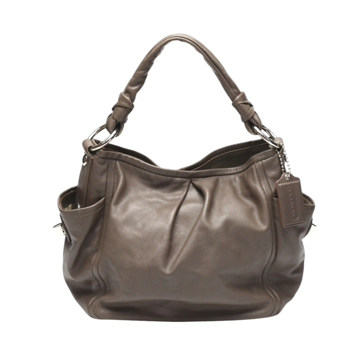 コーチ COACH トートバッグ
ショルダーバッグ カーフ ワンショルダーバッグ レザー 13412 グレー 【SS】
【中古】