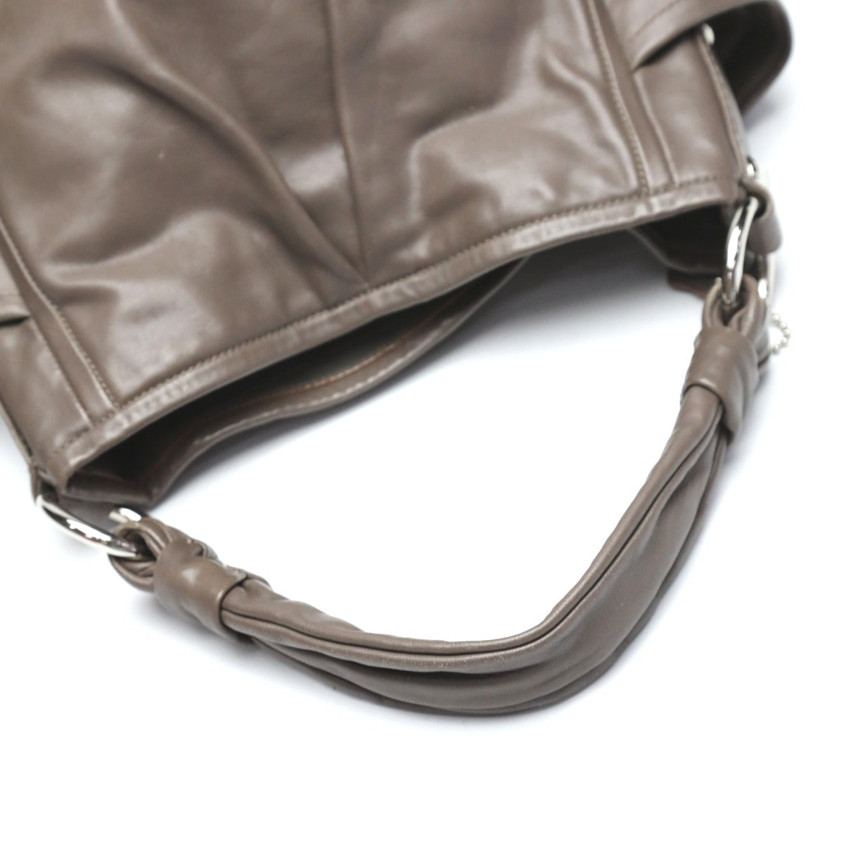 コーチ COACH トートバッグ
ショルダーバッグ カーフ ワンショルダーバッグ レザー 13412 グレー 【SS】
【中古】
