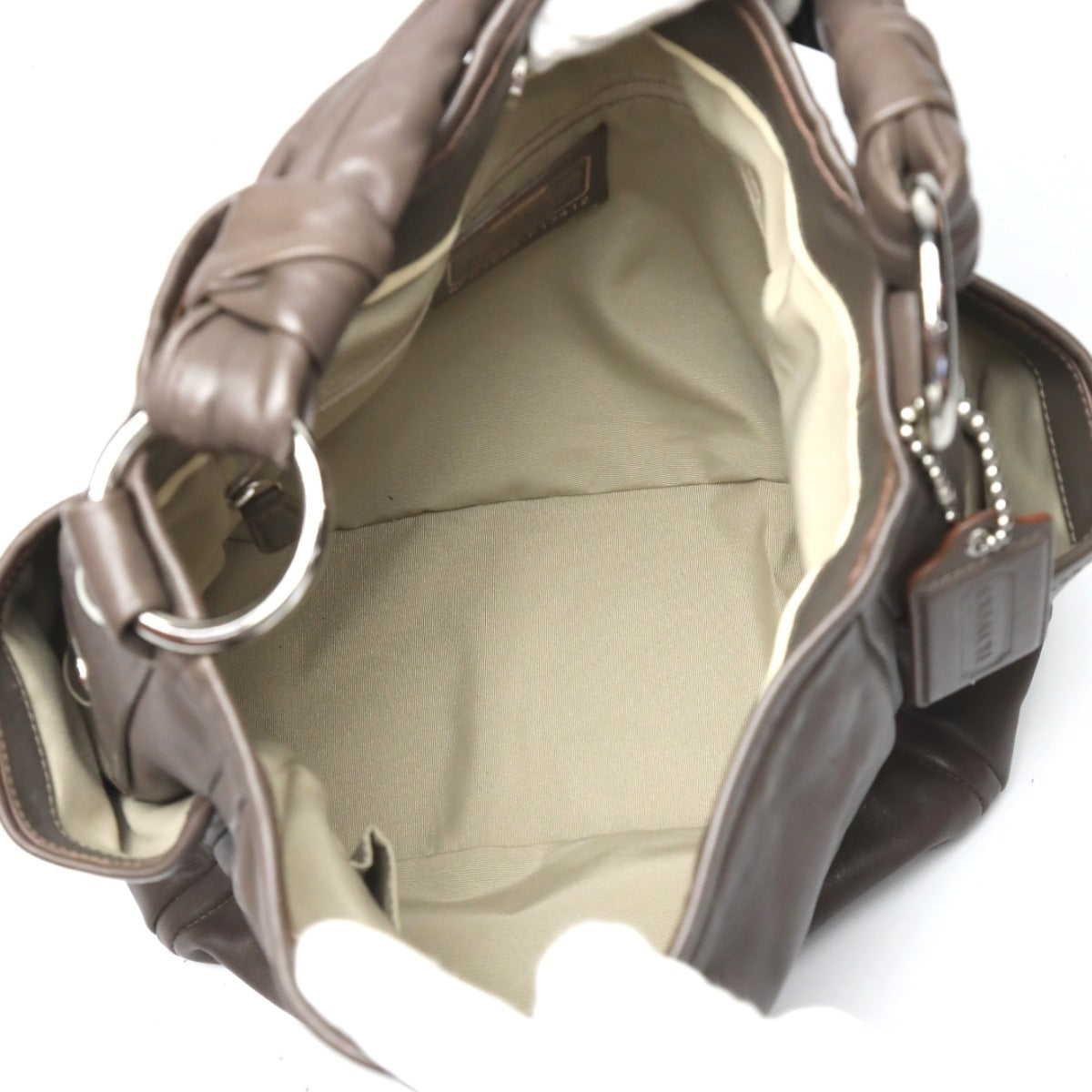 コーチ COACH トートバッグ
ショルダーバッグ カーフ ワンショルダーバッグ レザー 13412 グレー 【SS】
【中古】