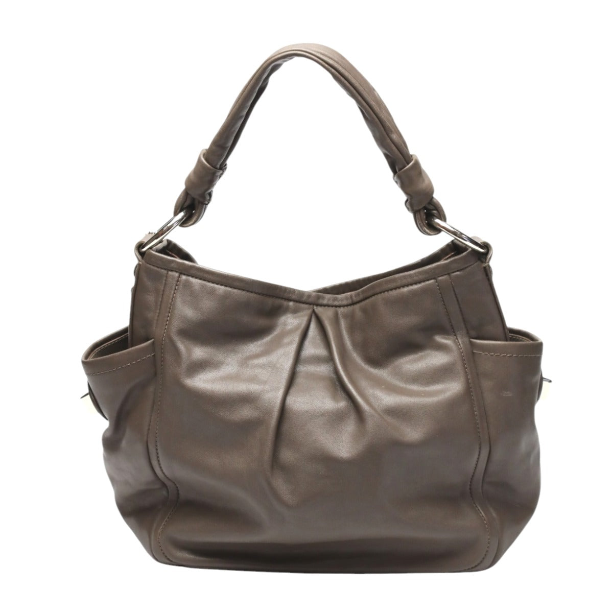 コーチ COACH トートバッグ
ショルダーバッグ カーフ ワンショルダーバッグ レザー 13412 グレー 【SS】
【中古】