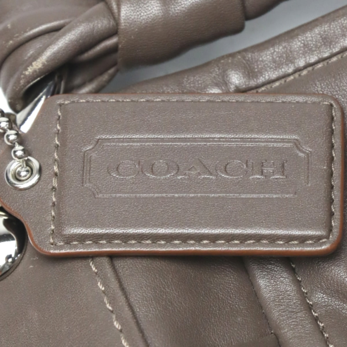 コーチ COACH トートバッグ
ショルダーバッグ カーフ ワンショルダーバッグ レザー 13412 グレー 【SS】
【中古】