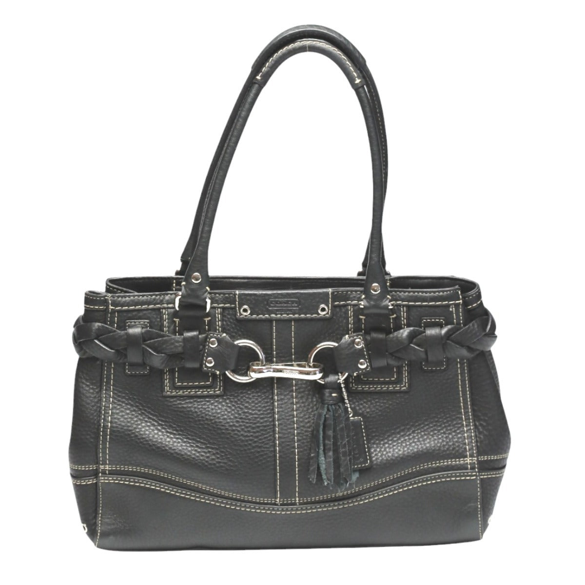 コーチ COACH ハンドバッグ
トートバッグ ハンプトンズ ぺブルドレザーキャリーオール レザー F13084 ブラック 【SS】
【中古】