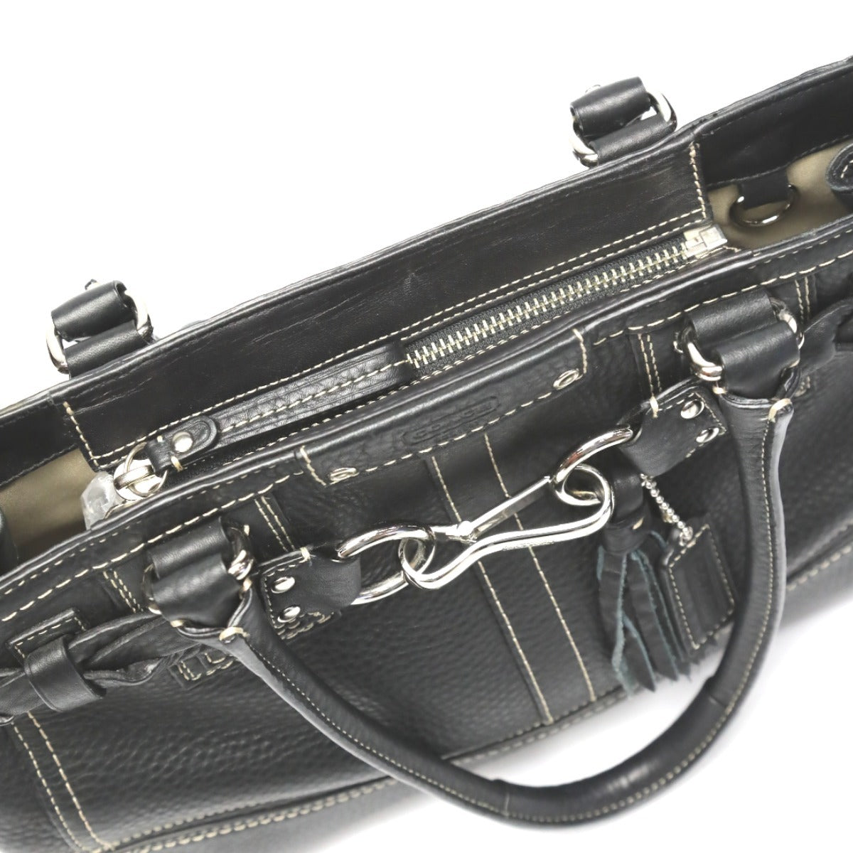 コーチ COACH ハンドバッグ
トートバッグ ハンプトンズ ぺブルドレザーキャリーオール レザー F13084 ブラック 【SS】
【中古】