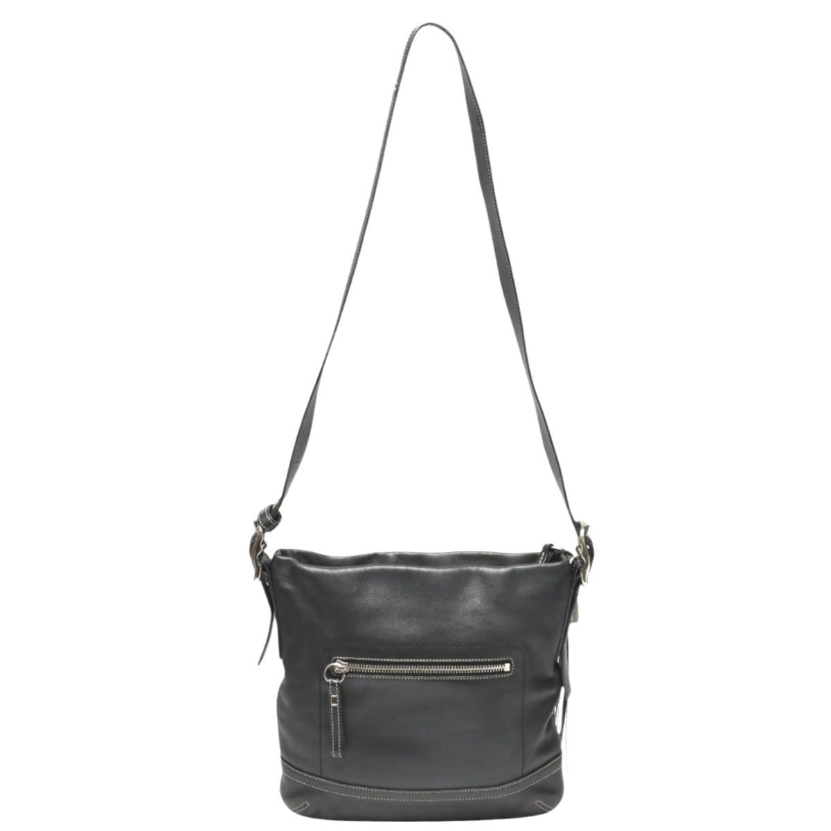 コーチ COACH ショルダーバッグ
斜めかけバッグ 肩掛け レザー 1415 ブラック 【SS】
【中古】