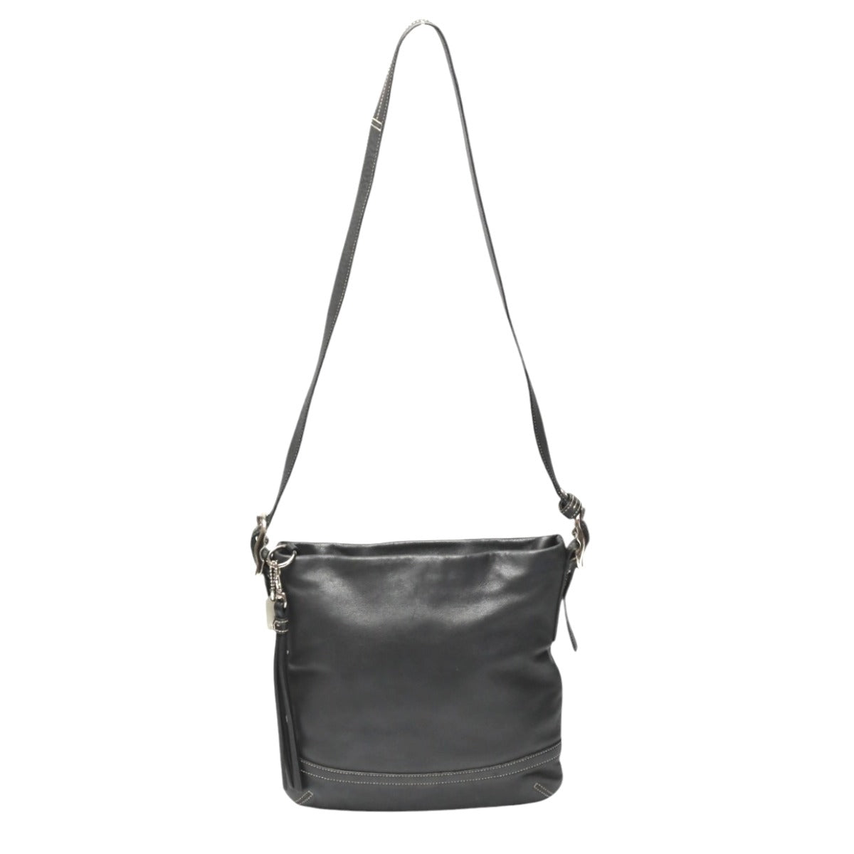 コーチ COACH ショルダーバッグ
斜めかけバッグ 肩掛け レザー 1415 ブラック 【SS】
【中古】