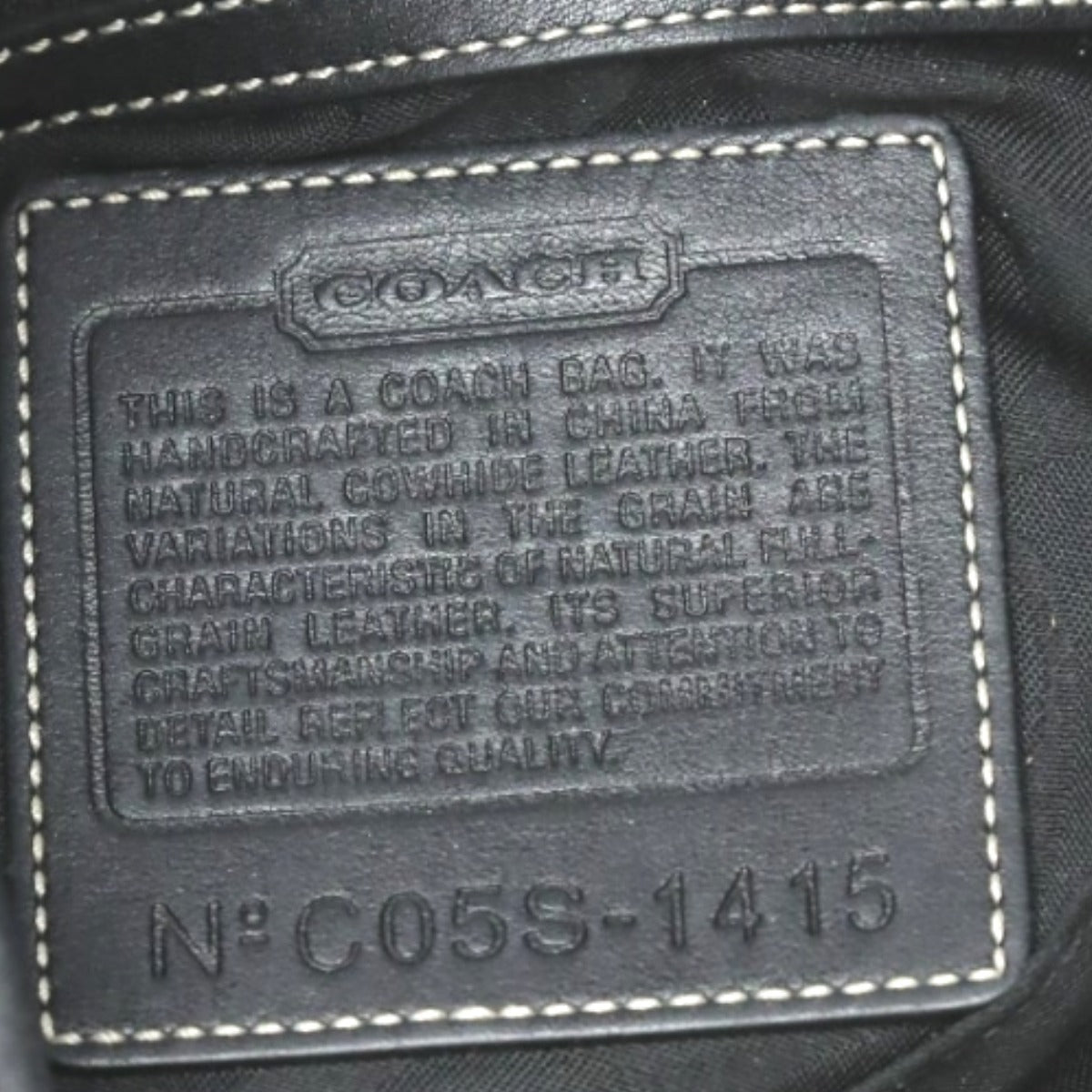 コーチ COACH ショルダーバッグ
斜めかけバッグ 肩掛け レザー 1415 ブラック 【SS】
【中古】