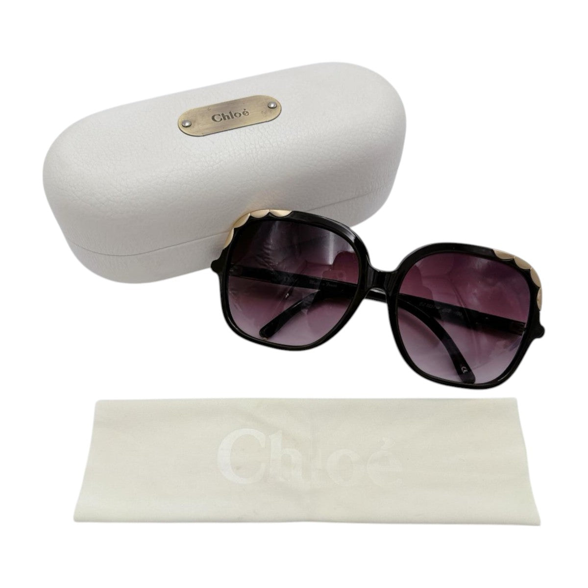 クロエ Chloe サングラス
サングラス バタフライ 59□18 130 プラスチック CA2221A ブラウン 【SS】
【中古】