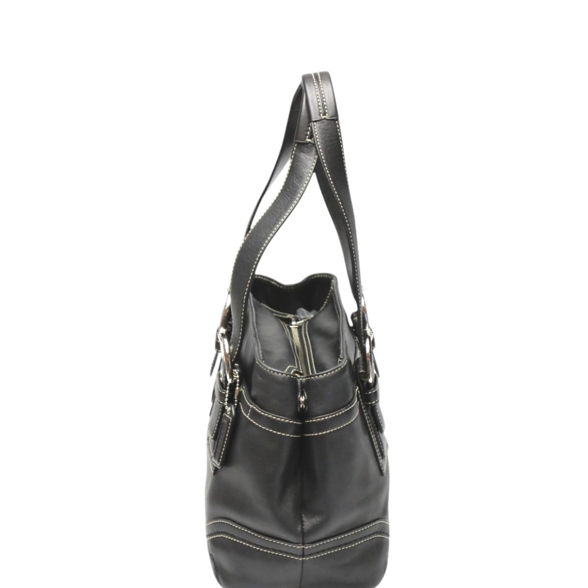 コーチ COACH トートバッグ
ハンドバッグ ミディアムレザー レザー F10911 ブラック 【SS】
【中古】