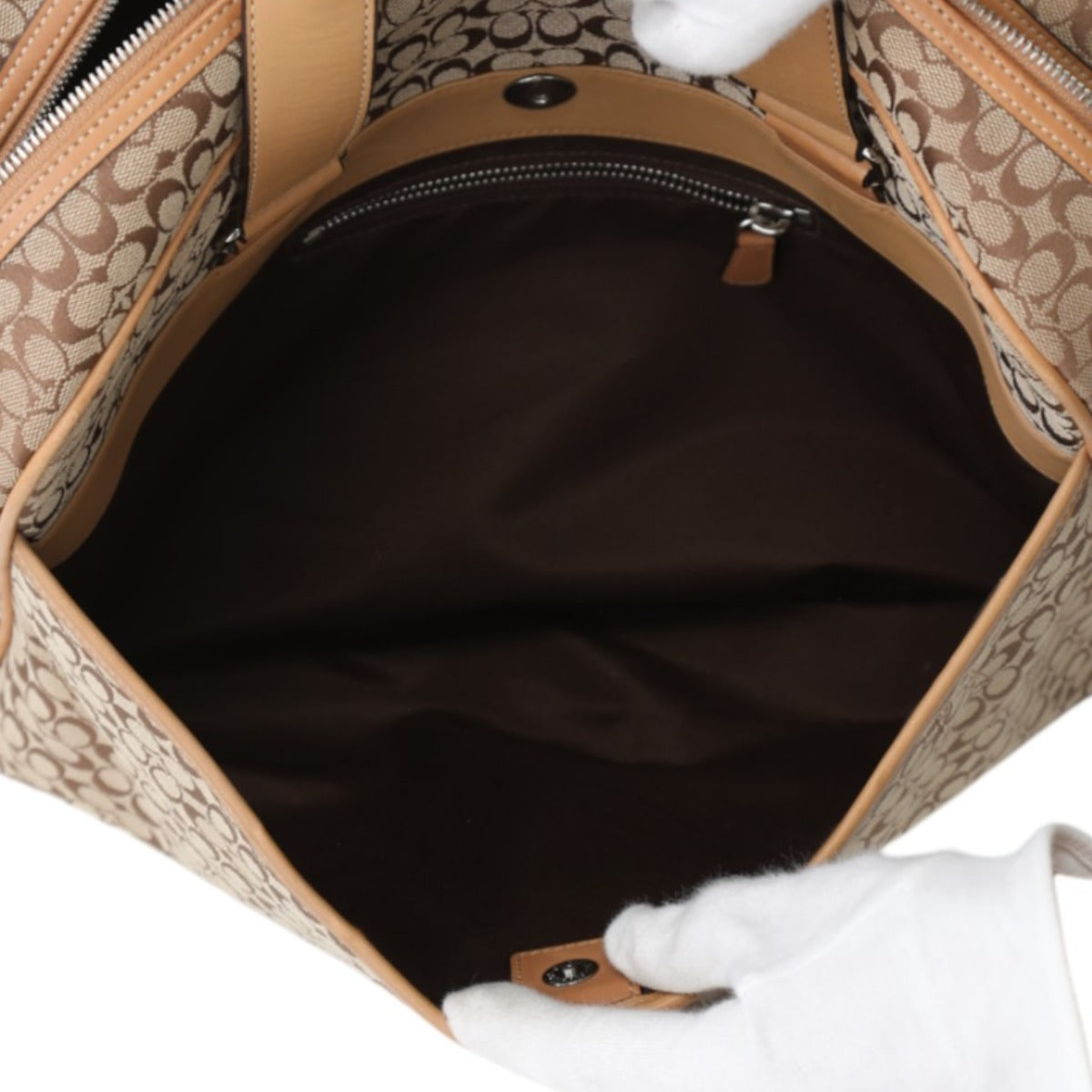 コーチ COACH ビジネスバッグ
ブリーフケース CC柄 書類かばん キャンバス F70181 ベージュ 【SS】
【中古】