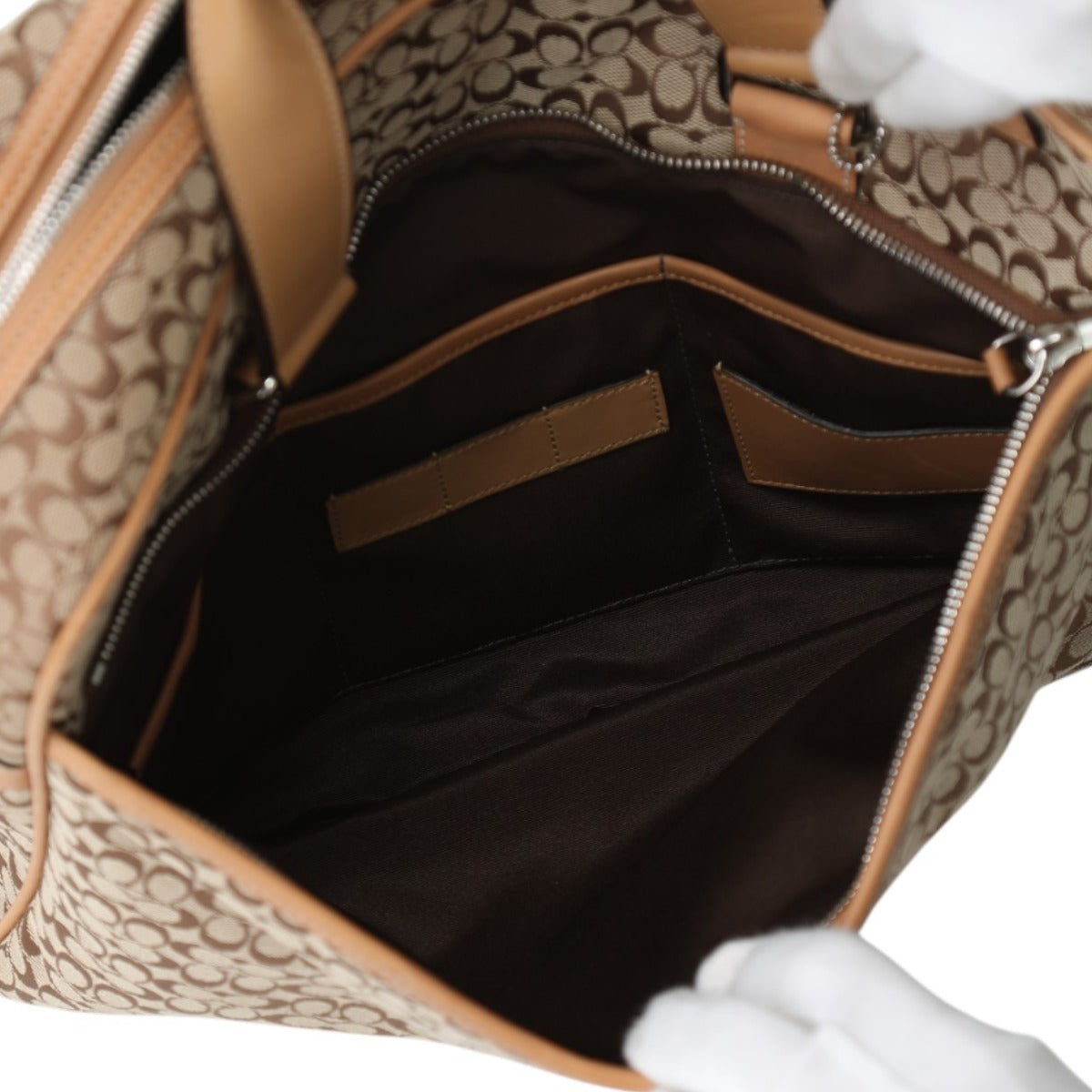 コーチ COACH ビジネスバッグ
ブリーフケース CC柄 書類かばん キャンバス F70181 ベージュ 【SS】
【中古】