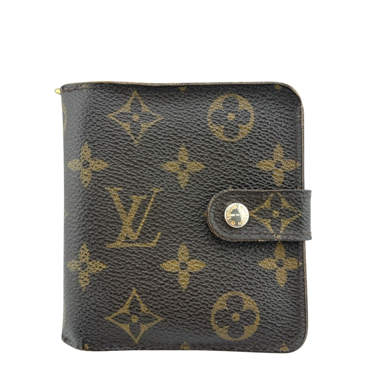 ルイヴィトン LOUIS VUITTON 二つ折り財布
カード用ポケットファスナー付 モノグラム コンパクトジップ モノグラムキャンバス M61667 ブラウン LV
【SS】
【中古】
