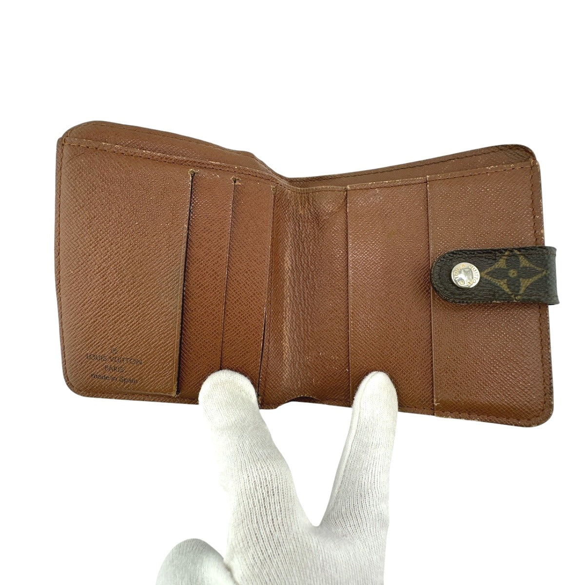 ルイヴィトン LOUIS VUITTON 二つ折り財布
カード用ポケットファスナー付 モノグラム コンパクトジップ モノグラムキャンバス M61667 ブラウン LV
【SS】
【中古】