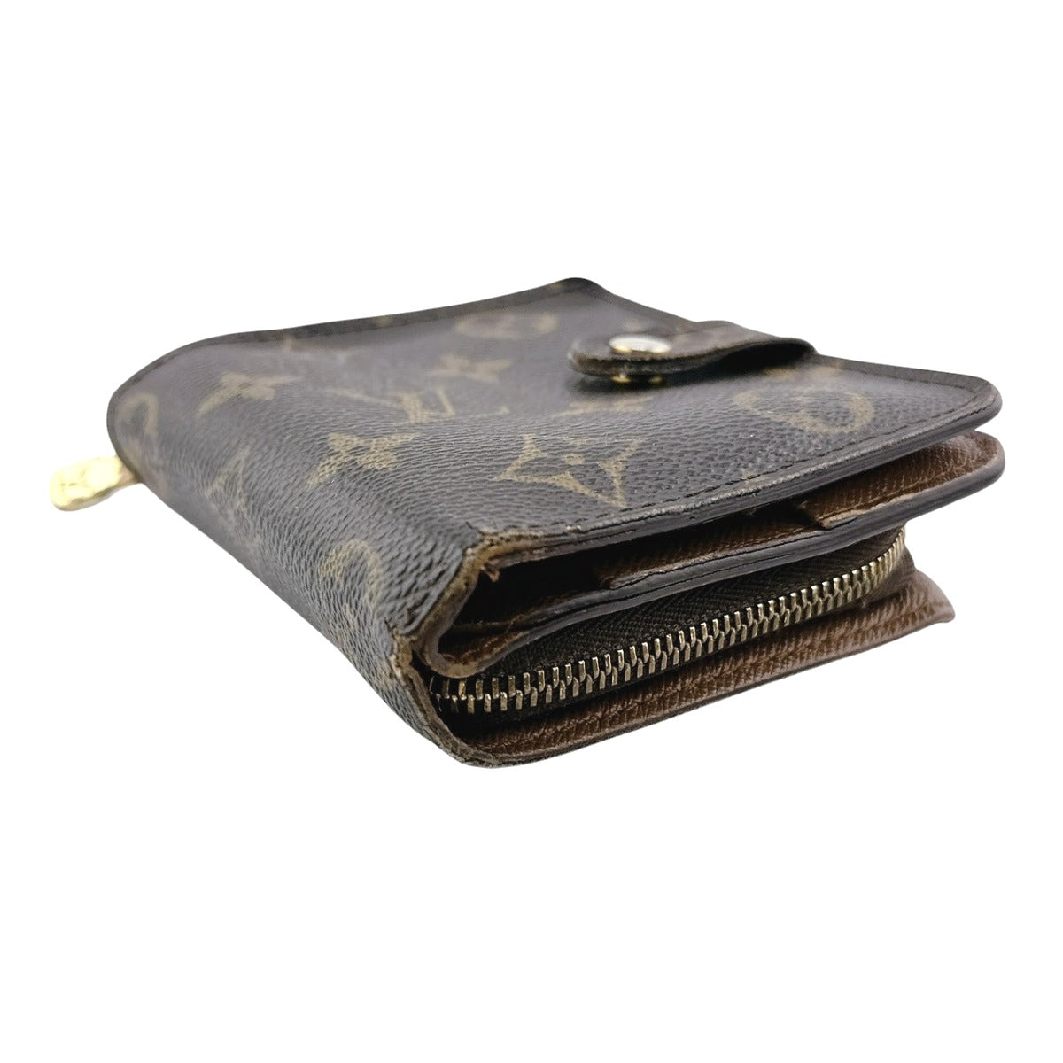 ルイヴィトン LOUIS VUITTON 二つ折り財布
カード用ポケットファスナー付 モノグラム コンパクトジップ モノグラムキャンバス M61667 ブラウン LV
【SS】
【中古】