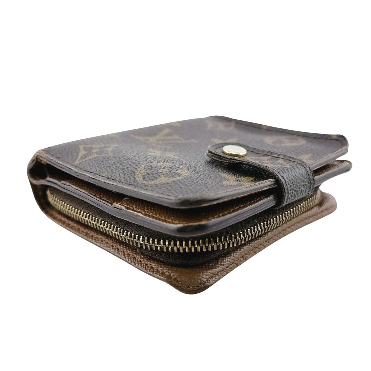 ルイヴィトン LOUIS VUITTON 二つ折り財布
カード用ポケットファスナー付 モノグラム コンパクトジップ モノグラムキャンバス M61667 ブラウン LV
【SS】
【中古】