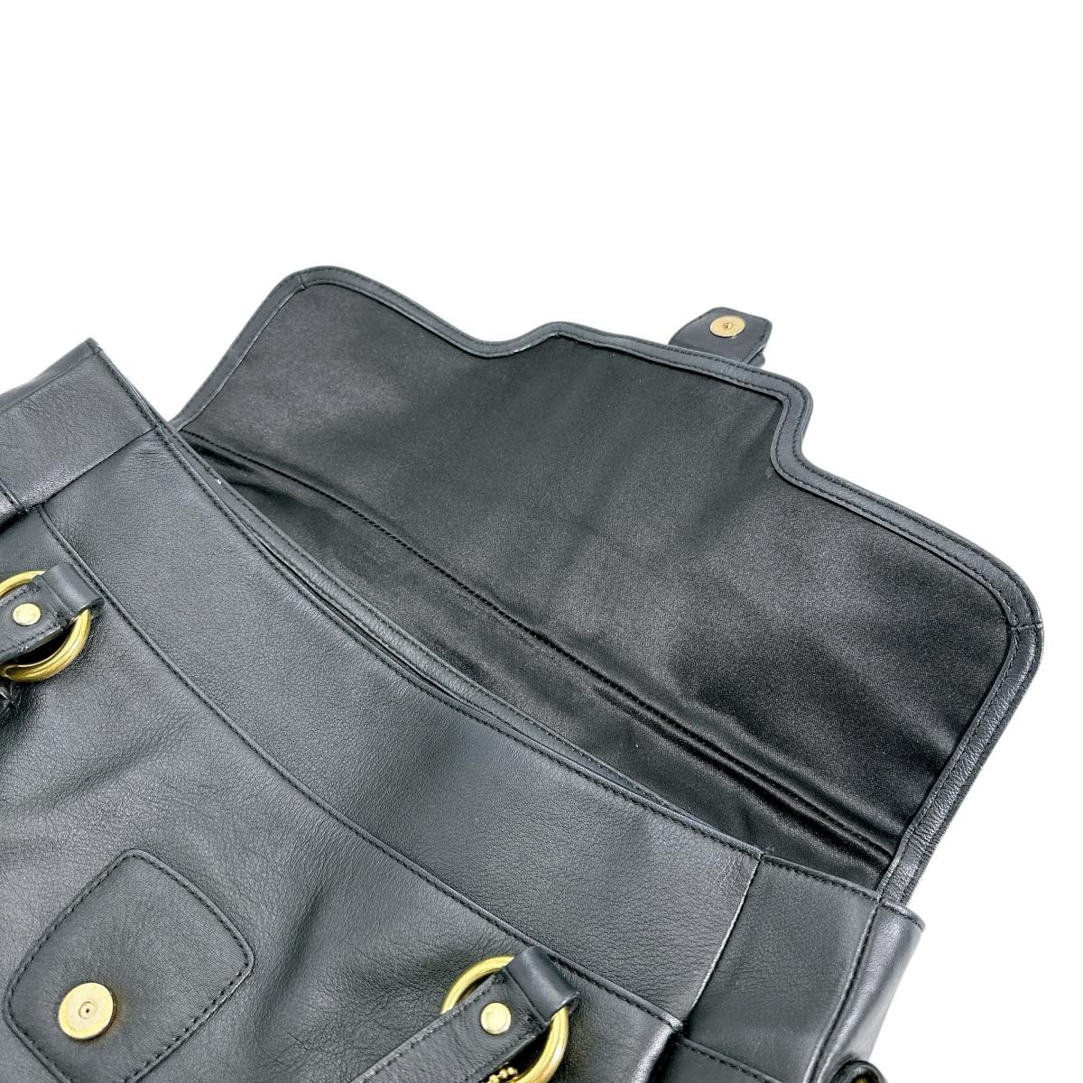 コーチ COACH ショルダーバッグ
2wayショルダー オールレザー マグネット式フラップ レザー F26127 ブラック 【SS】
【中古】