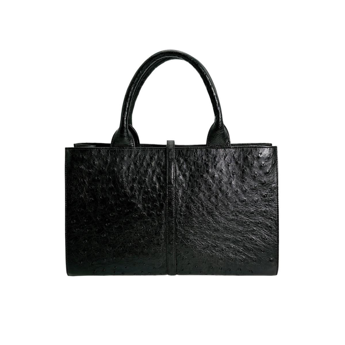 オーストリッチ ostrich ハンドバッグ
ハンドバッグ オーストリッチ ゴールド金具 オーストリッチ ブラック 【SS】
【中古】