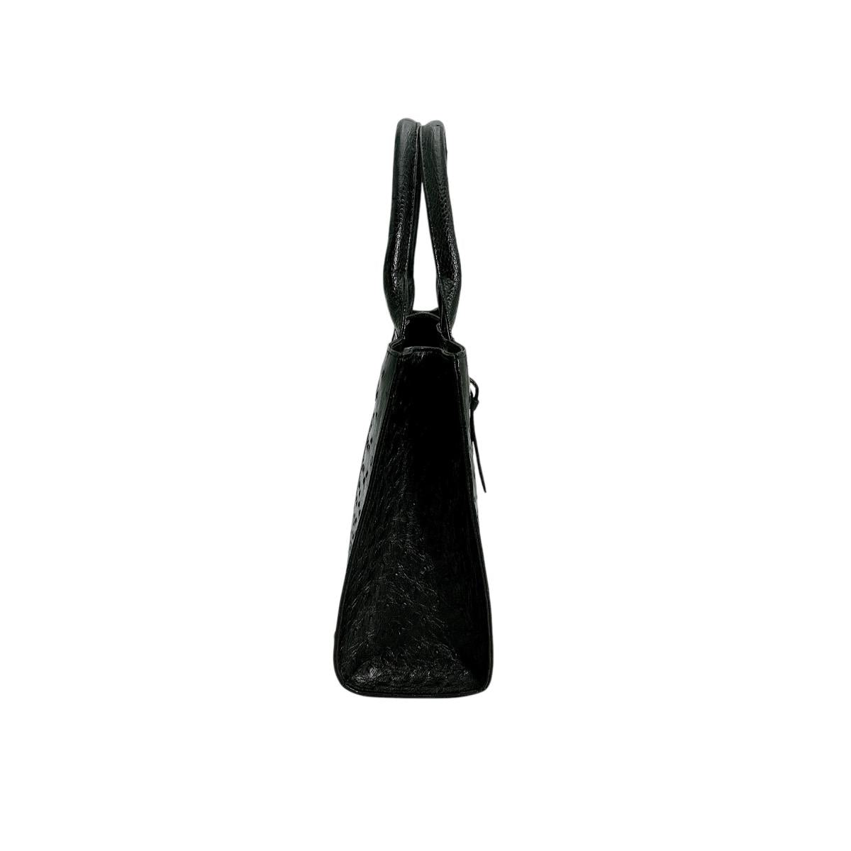 オーストリッチ ostrich ハンドバッグ
ハンドバッグ オーストリッチ ゴールド金具 オーストリッチ ブラック 【SS】
【中古】