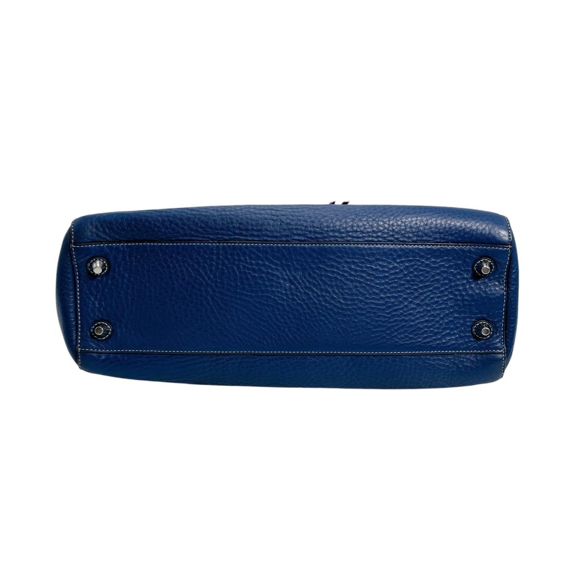 コーチ COACH トートバッグ
ハンドバッグ キャリーオール ペブル レザー E0982-F13087 ブルー 【SS】
【中古】