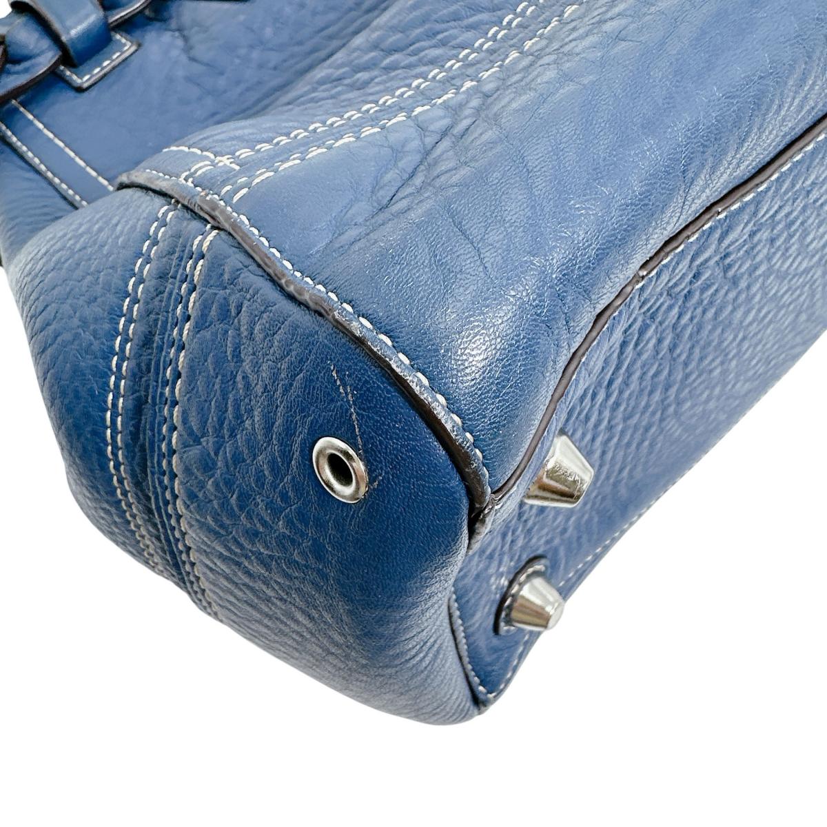 コーチ COACH トートバッグ
ハンドバッグ キャリーオール ペブル レザー E0982-F13087 ブルー 【SS】
【中古】