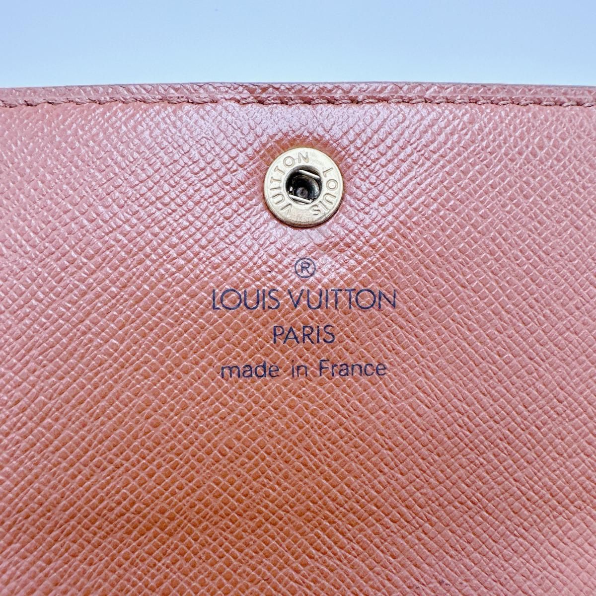 ルイヴィトン LOUIS VUITTON 三つ折り財布
三つ折り財布 モノグラム ポルトトレゾー・エチュイ モノグラムキャンバス M61202 ブラウン LV
【SS】
【中古】