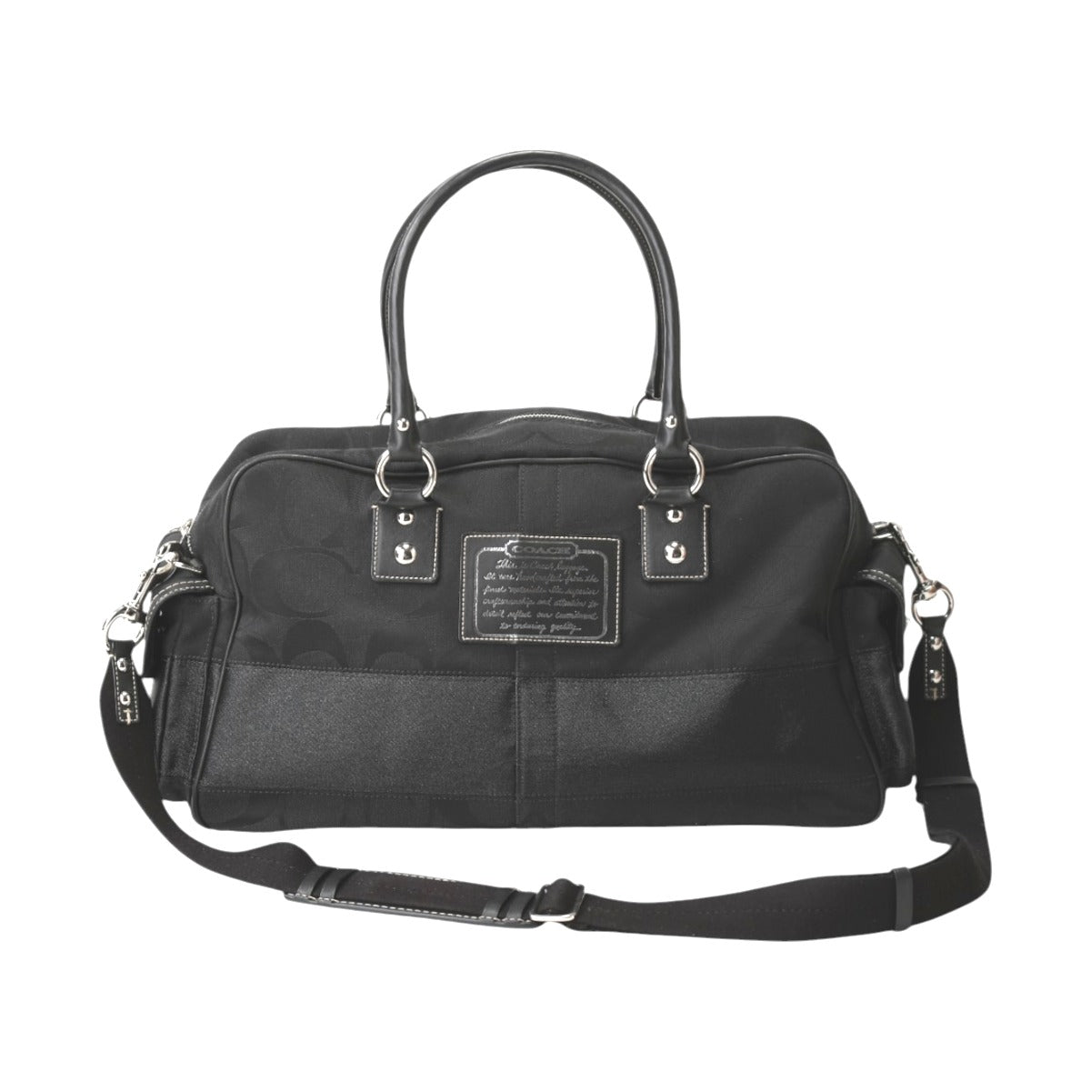 コーチ COACH ボストンバッグ
2wayショルダー シグネチャー ショルダーバッグ キャンバス F77179 ブラック 【SS】
【中古】
