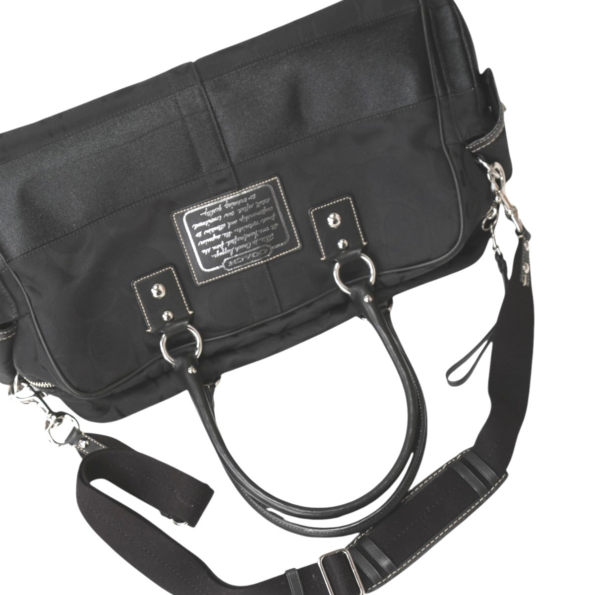 コーチ COACH ボストンバッグ
2wayショルダー シグネチャー ショルダーバッグ キャンバス F77179 ブラック 【SS】
【中古】