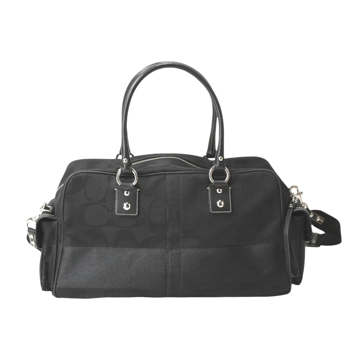 コーチ COACH ボストンバッグ
2wayショルダー シグネチャー ショルダーバッグ キャンバス F77179 ブラック 【SS】
【中古】