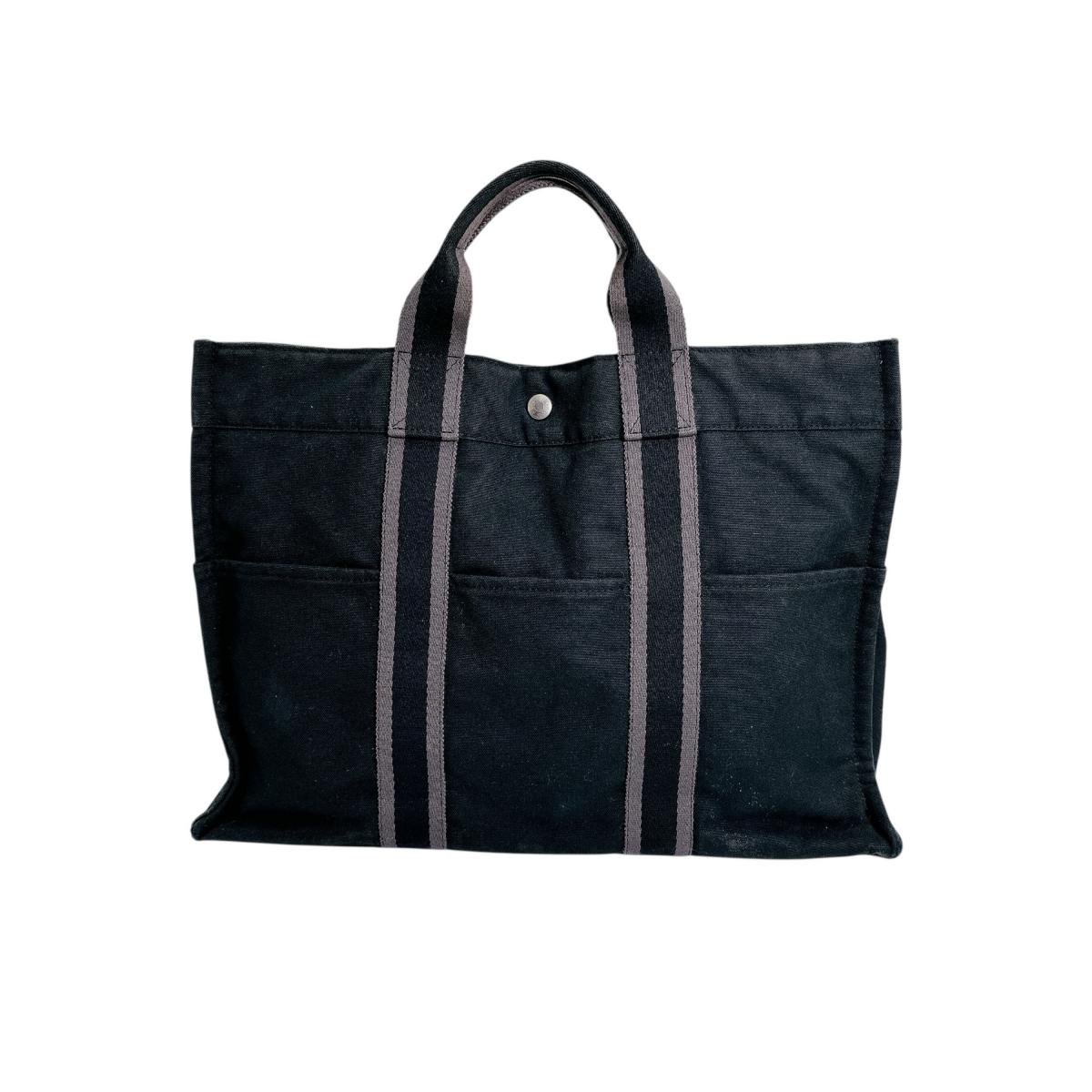 エルメス HERMES トートバッグ
ハンドバッグ キャンバス フールトゥMM キャンバス ブラック 【SS】
【中古】