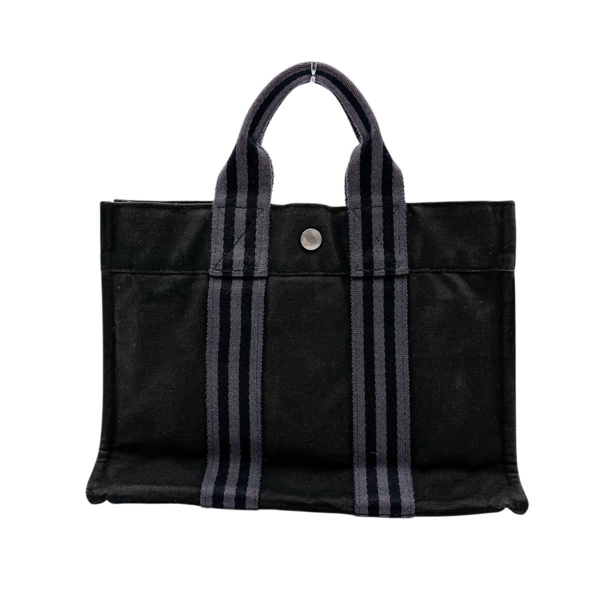 エルメス HERMES トートバッグ
ハンドバッグ キャンバス フールトゥPM コットン ブラック 【SS】
【中古】