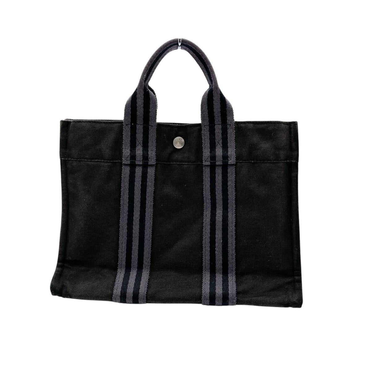 エルメス HERMES トートバッグ
ハンドバッグ キャンバス フールトゥPM コットン ブラック 【SS】
【中古】