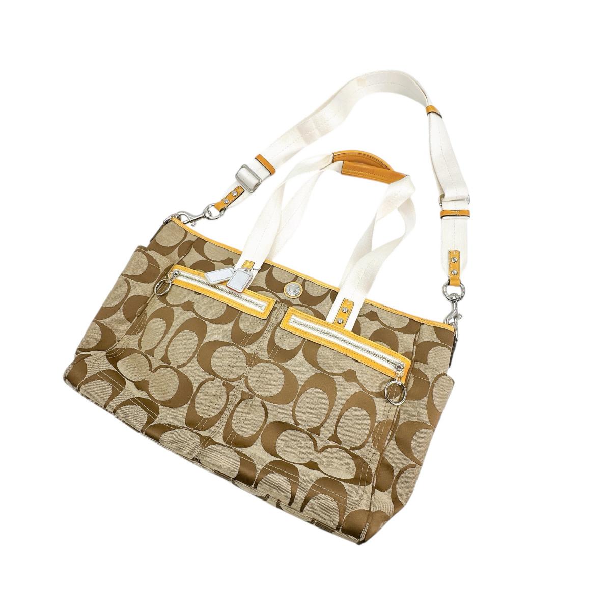 コーチ COACH ショルダーバッグ
ハンドバッグ 大容量 2wayバッグ キャンバス F14871 ベージュ 【SS】
【中古】
