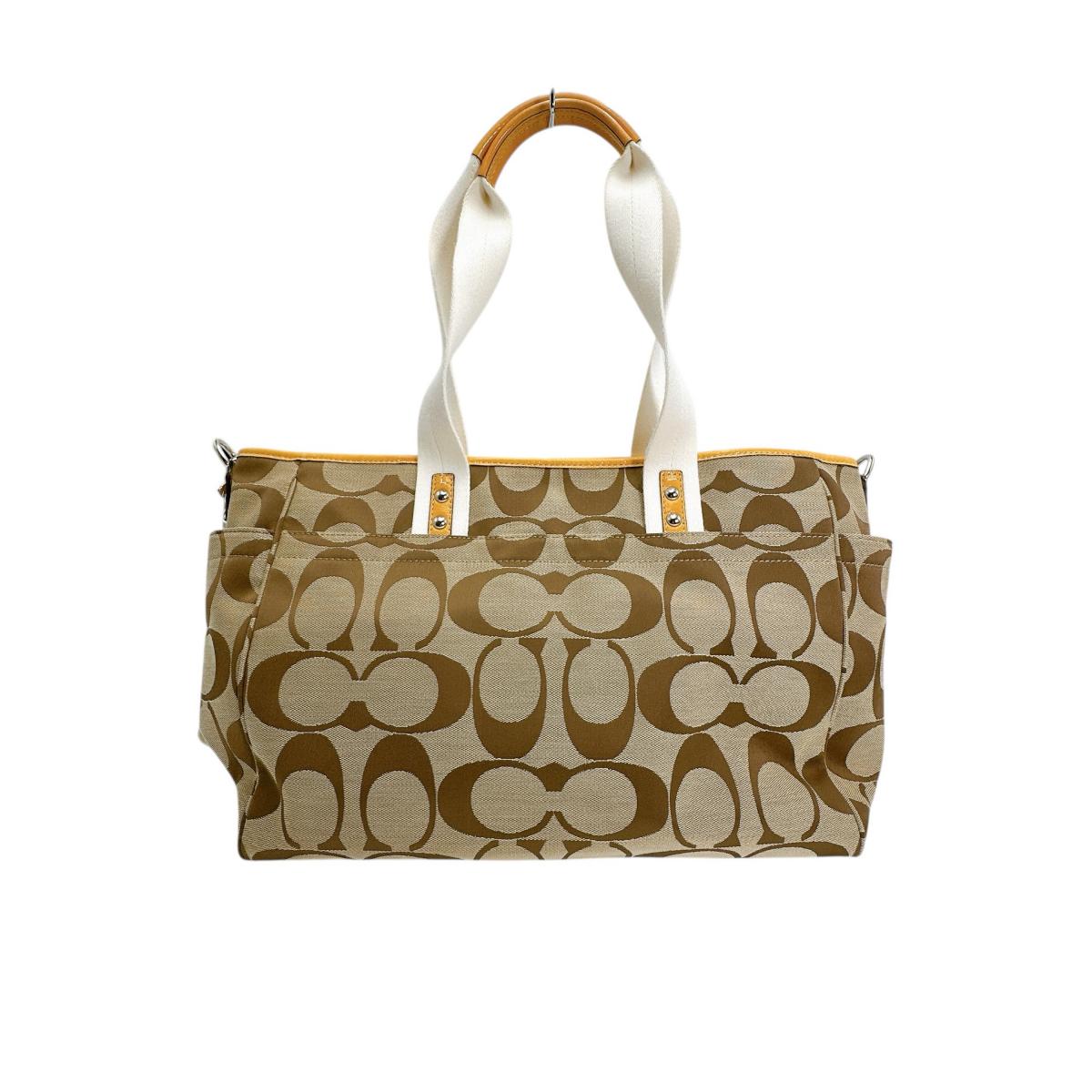 コーチ COACH ショルダーバッグ
ハンドバッグ 大容量 2wayバッグ キャンバス F14871 ベージュ 【SS】
【中古】